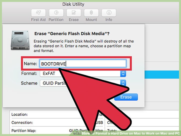 formatting a drive for both mac and windows using ex-fat